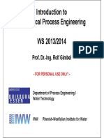 Mechanical Process Engineering
