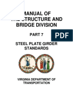 Manual of The Structure and Bridge Division: Steel Plate Girder Standards