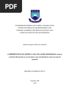 Importância Da Música Nas Aulas de Geografia