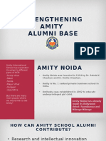 Amity Alumni Proposal