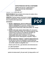 Programa para La Democracia - FCO de PAULA SANTANDER