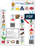 Clothes Board Game