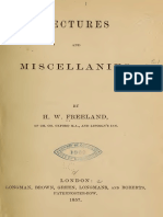 Lectures and Miscellanies by Freeland, Humphrey William