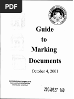 National Imagery and Mapping Agency Guide to Marking Documents (2001)
