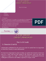 c’s of Credit Kcl-3