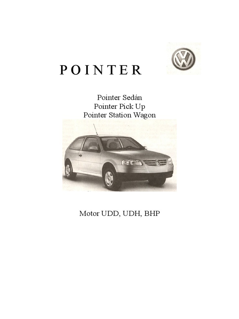 Pointer: Pointer Sedán Pointer Pick Up Pointer Station Wagon | PDF