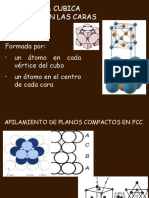 Estructuras Cristalinas (FCC)