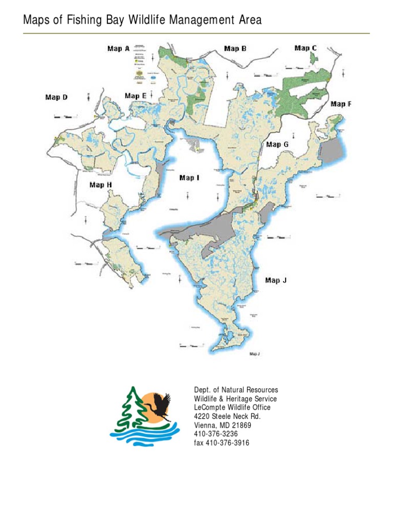 Fishing Bay Wildlife Area Maps | PDF