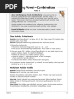 Long Vowel Combinations PDF