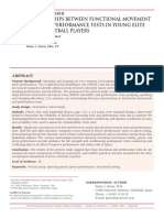 Relationships Between Functional Movement Tests and Performance Tests in Young Elite Male Basketball Players PDF