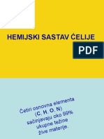 Hemijski Sastav Ćelije