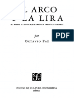 Paz, Octavio. El Arco y La Lira. Introducción. Poesía y Poema