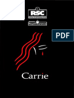 Carrie The Musical 1988 RSC Program