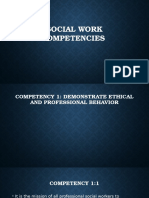 Social Work Competencies 1