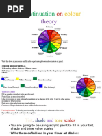 Continuation of Colour Theory