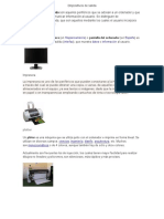 Dispositivos de Salida y de Almacenamiento de Computadora