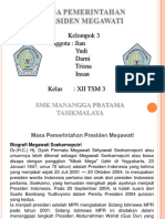 Masa Pemerintahan Presiden Megawati (PowerPoint)