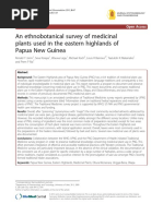 An Ethnobotanical Survey of Medicinal
