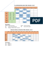 Jadual Modul TMK Tahun 1 2017