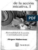 Accion Social, Actividad Teleologica y Comunicacion - Jurgen Habermas PDF