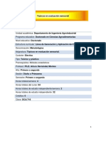 DCA-716 - Tópicos en Evaluación Sensorial