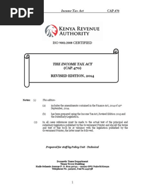 Income Tax Act 2014 Kenya Pdf Pension Loans