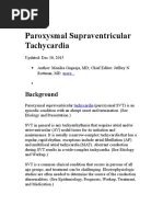 Paroxysmal Supraventricular Tachycardia