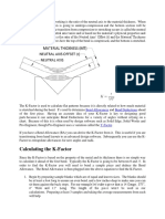 Calculating The K-Factor: Bend Allowances Bend Deductions