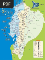 Mapa - Turistico Ecuador CALETAS