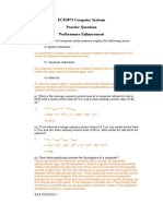 ECE3073 P6 Performance Enhancement Answers