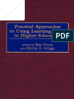 Dunn, Griggs-Practical Approaches To Using Learning Styles in Higher Education