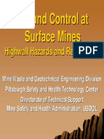 Ground Control at Surface Mines - Highwall Hazard and Remediation