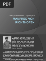 History of Manfred Von Richthofen