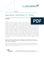 Agricultural Innovations in Turkey