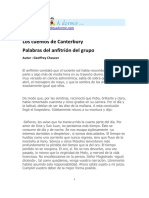 Canterbury Palabras Anfitrion Del Grupo PDF