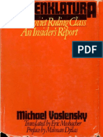 1984 VOSLENKY - Nomenklatura
