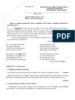 2015 Romana Judeteana Iasi Clasa A Va Subiectebarem PDF