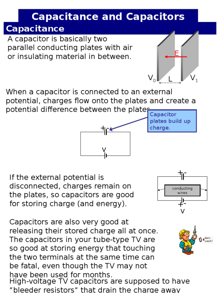 Understanding Capacitance and Capacitors | PDF | Series And Parallel ...
