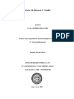 Historia Del Dinero en El Ecuador (Karla Rodriguez)