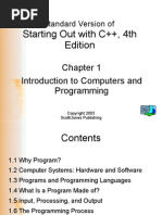 Standard Version Of: Starting Out With C++, 4th Edition