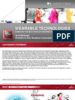 Wearable Technologies: Scott Mcgregor President & Ceo, Broadcom Corporation