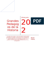 Grandes Pedagogos de La Historia.