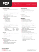 Vitros 3600 Immunodiagnostic System Specifications Sheet: Shapes The Art of Living