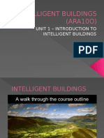 Unit 1 - Introduction To Intelligent Buildings