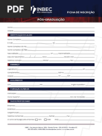 Inbec - Ficha Inscrição Unip - Formulário