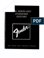 HM and Standard Series Guitars (Japan1988) Manual PDF
