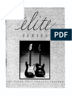 Elite Series Guitars (1983) Manual PDF