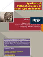 Synthesis & Pathophysiology of Tension Type Headache