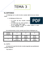 Tema3 Diptongos e Hiatos