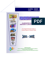 PDRB Pasaman 2003-2008